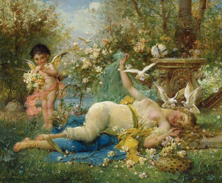 Hans Zatzka - Venus And Cupid.webp