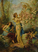 Vénus avec putti et serviteurs - Hans Zatzka — vista dell’opera