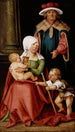 Marie Salomé e Zébédée con i loro figli Giacomo il Maggiore e Giovanni l'Evangelista - Hans von Kulmbach — vista dell’opera