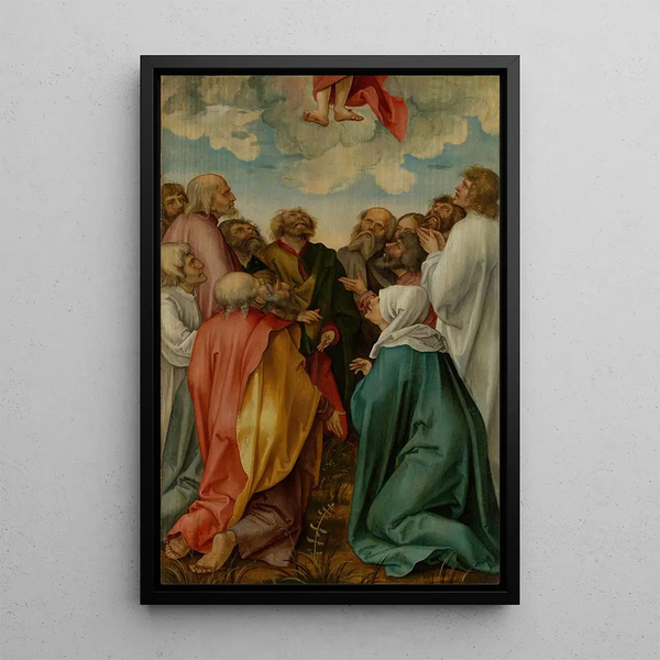 L'Ascensione di Cristo - Hans von Kulmbach — quadro incorniciato alla parete