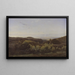 Colline di erica vicino a Rye Jutland - Harald Foss — quadro incorniciato alla parete