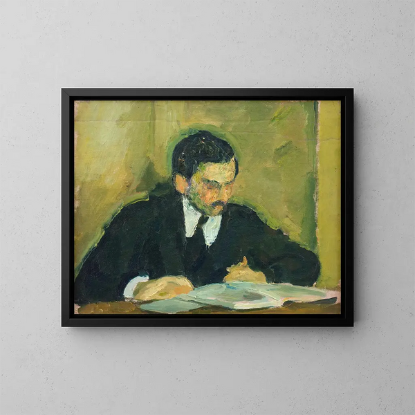 Il pittore Ernst Goldschmidt - Harald Giersing — quadro incorniciato alla parete