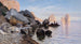 Scène côtière a Capri - Harald Jerichau — vista dell’opera
