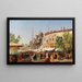Rue du marché à Constantinople avec Sainte-Sophie - Harald Jerichau — quadro incorniciato alla parete