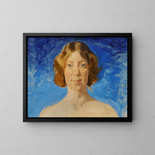 Harald SlottMller - Portrt af malerinden Bertha Dorph.webp