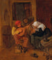 Un intérieur con contadini che suonano musica - Harmen Hals — vista dell’opera