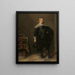 Ritratto di un giovane uomo - Harmen Willems Wieringa — quadro incorniciato alla parete