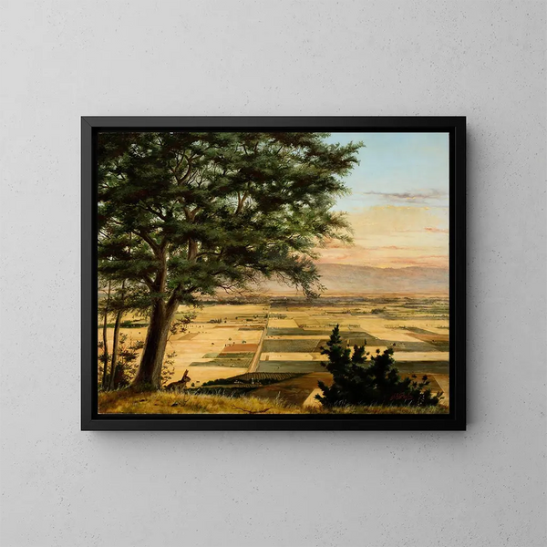 Vallée de Santa Clara - Harold G Peelor — quadro incorniciato alla parete
