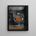 Interno blu - Harriet Backer — quadro incorniciato alla parete