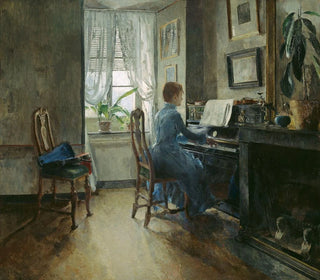 Chez moi - Harriet Backer — vista dell’opera