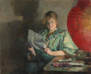 Interno della sera - Harriet Backer — vista dell’opera