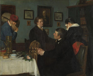 L'Adieu - Harriet Backer — vista dell’opera