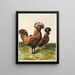 Polacco con paillettes dorate - Harrison Weir — quadro incorniciato alla parete