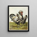 Houdans - Harrison Weir — quadro incorniciato alla parete