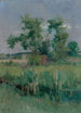 Vue impressionista di alberi e di un ruscello - Harry Aiken Vincent — vista dell’opera
