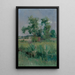 Vue impressionista di alberi e di un ruscello - Harry Aiken Vincent — quadro incorniciato alla parete