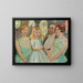 in abito da festa - Harry Linley Richardson — quadro incorniciato alla parete