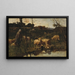 Paesaggio con pecore, Piccardia - Harry Thompson — quadro incorniciato alla parete