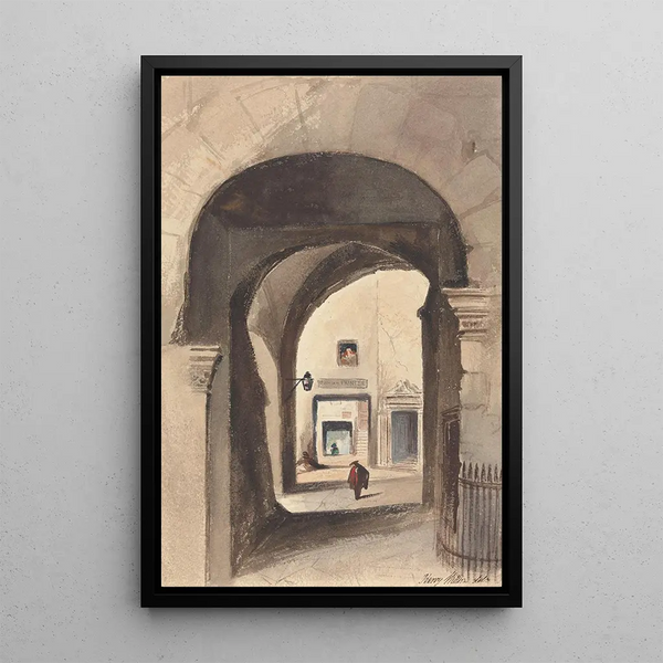 Porte d'entrée des imprimeurs - Harry Willson — quadro incorniciato alla parete