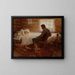 Famiglia gaga - Harvey T. Dunn — quadro incorniciato alla parete
