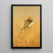 Récolte del grano - Harvey T. Dunn — quadro incorniciato alla parete