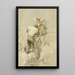 Il cavaliere del Pony Express e il bandito di campagna - Harvey T. Dunn — quadro incorniciato alla parete
