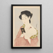 Maquillage - Hashiguchi Goyō — quadro incorniciato alla parete