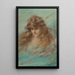 Femme parmi les poissons - Haskell Coffin — quadro incorniciato alla parete
