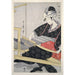 Riproduzione del dipinto Hata-ori - Tissage su un telaio - Kitagawa Utamaro