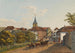 1823 - Hauptstrasse e chiesa a Lörrach — vista dell’opera