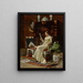 Donna che legge - Hector Caffieri — quadro incorniciato alla parete