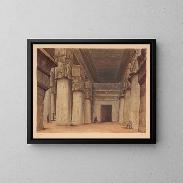 Dendara - Hector Horeau — quadro incorniciato alla parete