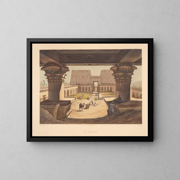 Vista interna - Hector Horeau — quadro incorniciato alla parete