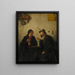 La conversazione - Hedwig Oehring — quadro incorniciato alla parete