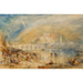 Riproduzione del dipinto Heidelberg, con un arcobaleno - Joseph Mallord William Turner
