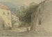 Vista di una strada di paese - Heinrich Adolf Valentin Hoffmann — vista dell’opera
