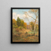 Foresta d'autunno - Heinrich Böhmer — quadro incorniciato alla parete