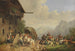 Rissa davanti a una locanda - Heinrich Bürkel — vista dell’opera