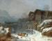 Inverno a Rattenberg - Heinrich Bürkel — vista dell’opera