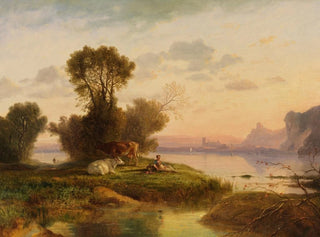 Paesaggio Arcadico - Heinrich Dreber — vista dell’opera