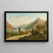 Città sul Reno - Heinrich Eduard Heyn — quadro incorniciato alla parete