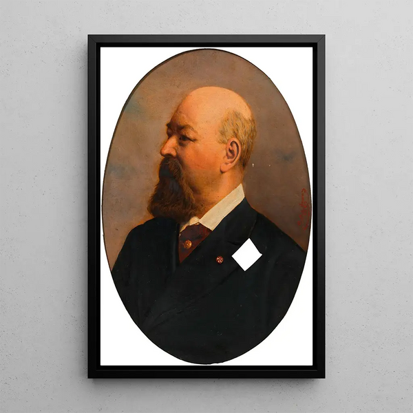 Franz von Suppé compositore - Heinrich Jenny — quadro incorniciato alla parete