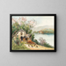 Primavera nella valle della Wachau - Heinrich Josef Wertheim — quadro incorniciato alla parete
