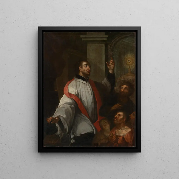 Heinrich Lihl - Pater Nikolaus Hausenka Ordensgeistlicher der Piaristen als Prediger.webp