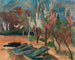 Giardino con aiuole di serre - Heinrich Nauen — vista dell’opera