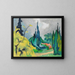 Parc Dilborn - Heinrich Nauen — quadro incorniciato alla parete