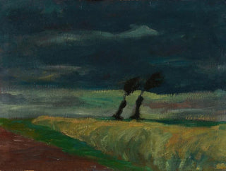 Paesaggio tempestoso - Heinrich Nauen — vista dell’opera