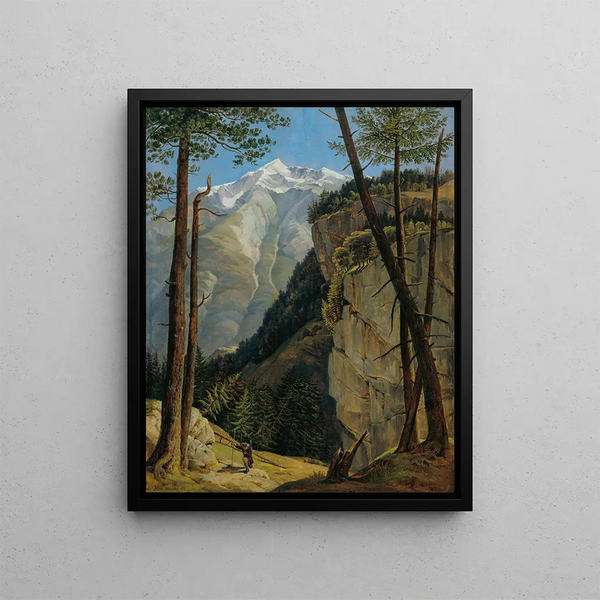 Heinrich Reinhold - Der Watzmann vom Wimbachtal aus.webp