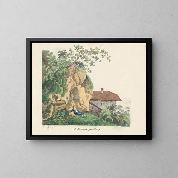 Halle de Berne - Heinrich Rieter — quadro incorniciato alla parete