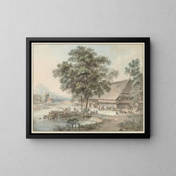 La Maison du paysan - Heinrich Rieter — quadro incorniciato alla parete